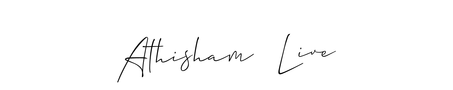 You can use this online signature creator to create a handwritten signature for the name Athisham   Live. This is the best online autograph maker. Athisham   Live signature style 2 images and pictures png