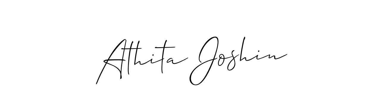 Similarly Allison_Script is the best handwritten signature design. Signature creator online .You can use it as an online autograph creator for name Athita Joshin. Athita Joshin signature style 2 images and pictures png