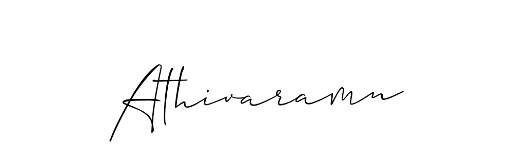 It looks lik you need a new signature style for name Athivaramn. Design unique handwritten (Allison_Script) signature with our free signature maker in just a few clicks. Athivaramn signature style 2 images and pictures png