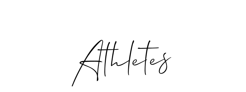 Athletes stylish signature style. Best Handwritten Sign (Allison_Script) for my name. Handwritten Signature Collection Ideas for my name Athletes. Athletes signature style 2 images and pictures png