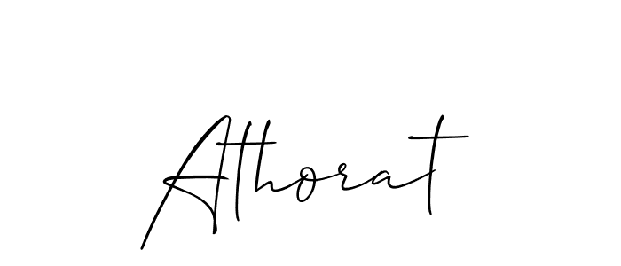 Make a short Athorat signature style. Manage your documents anywhere anytime using Allison_Script. Create and add eSignatures, submit forms, share and send files easily. Athorat signature style 2 images and pictures png