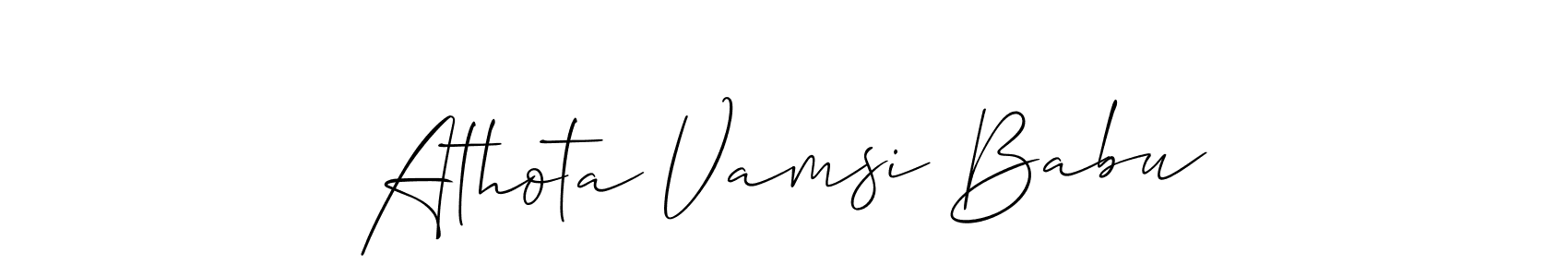 Once you've used our free online signature maker to create your best signature Allison_Script style, it's time to enjoy all of the benefits that Athota Vamsi Babu name signing documents. Athota Vamsi Babu signature style 2 images and pictures png