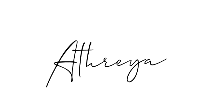 if you are searching for the best signature style for your name Athreya. so please give up your signature search. here we have designed multiple signature styles  using Allison_Script. Athreya signature style 2 images and pictures png