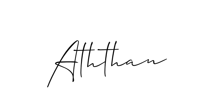 How to make Aththan name signature. Use Allison_Script style for creating short signs online. This is the latest handwritten sign. Aththan signature style 2 images and pictures png