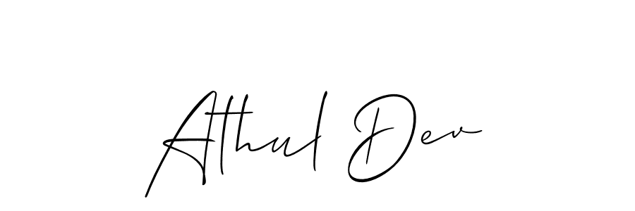 Make a beautiful signature design for name Athul Dev. Use this online signature maker to create a handwritten signature for free. Athul Dev signature style 2 images and pictures png