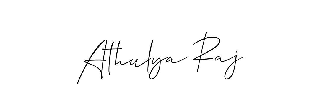 How to Draw Athulya Raj signature style? Allison_Script is a latest design signature styles for name Athulya Raj. Athulya Raj signature style 2 images and pictures png