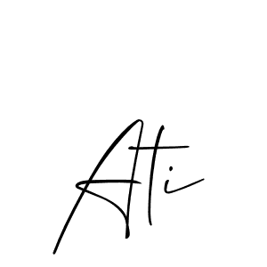 You can use this online signature creator to create a handwritten signature for the name Ati. This is the best online autograph maker. Ati signature style 2 images and pictures png