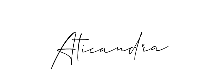 Also we have Aticandra name is the best signature style. Create professional handwritten signature collection using Allison_Script autograph style. Aticandra signature style 2 images and pictures png