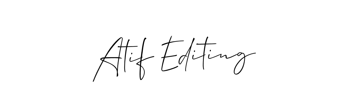 See photos of Atif Editing official signature by Spectra . Check more albums & portfolios. Read reviews & check more about Allison_Script font. Atif Editing signature style 2 images and pictures png