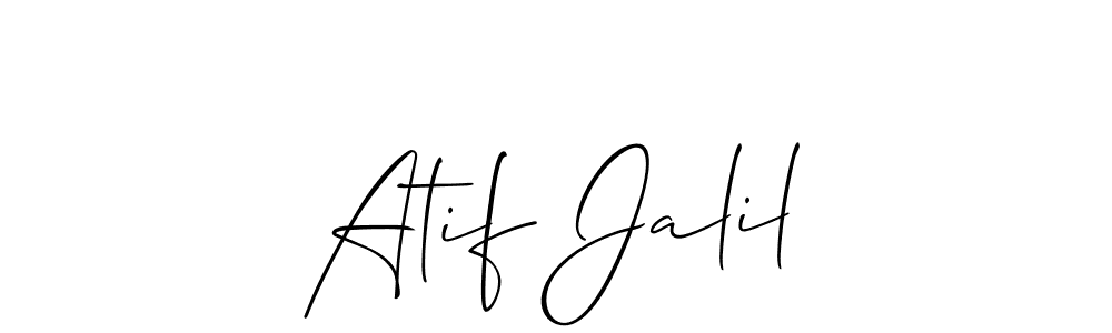 Check out images of Autograph of Atif Jalil name. Actor Atif Jalil Signature Style. Allison_Script is a professional sign style online. Atif Jalil signature style 2 images and pictures png