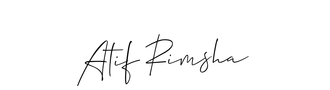 See photos of Atif Rimsha official signature by Spectra . Check more albums & portfolios. Read reviews & check more about Allison_Script font. Atif Rimsha signature style 2 images and pictures png