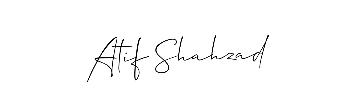 if you are searching for the best signature style for your name Atif Shahzad. so please give up your signature search. here we have designed multiple signature styles  using Allison_Script. Atif Shahzad signature style 2 images and pictures png