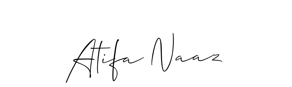 Once you've used our free online signature maker to create your best signature Allison_Script style, it's time to enjoy all of the benefits that Atifa Naaz name signing documents. Atifa Naaz signature style 2 images and pictures png