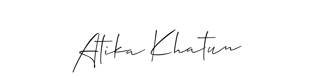 Check out images of Autograph of Atika Khatun name. Actor Atika Khatun Signature Style. Allison_Script is a professional sign style online. Atika Khatun signature style 2 images and pictures png