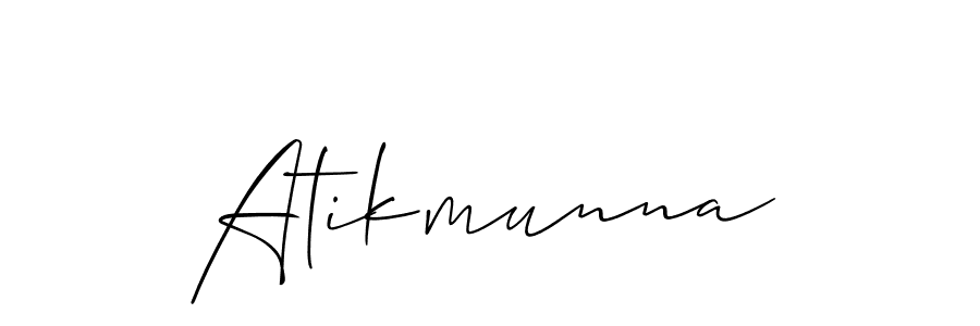 Make a beautiful signature design for name Atikmunna. Use this online signature maker to create a handwritten signature for free. Atikmunna signature style 2 images and pictures png