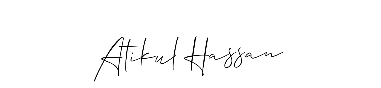 if you are searching for the best signature style for your name Atikul Hassan. so please give up your signature search. here we have designed multiple signature styles  using Allison_Script. Atikul Hassan signature style 2 images and pictures png