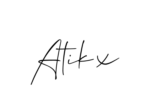 Make a beautiful signature design for name Atikx. Use this online signature maker to create a handwritten signature for free. Atikx signature style 2 images and pictures png