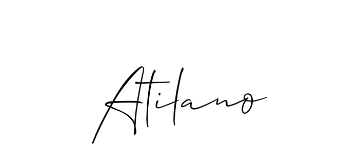 Best and Professional Signature Style for Atilano. Allison_Script Best Signature Style Collection. Atilano signature style 2 images and pictures png