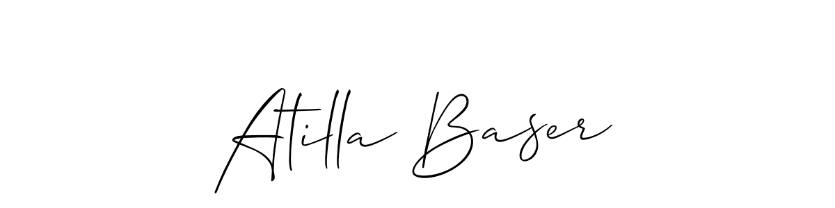 How to Draw Atilla Baser signature style? Allison_Script is a latest design signature styles for name Atilla Baser. Atilla Baser signature style 2 images and pictures png