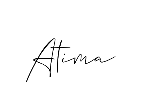 Also we have Atima name is the best signature style. Create professional handwritten signature collection using Allison_Script autograph style. Atima signature style 2 images and pictures png