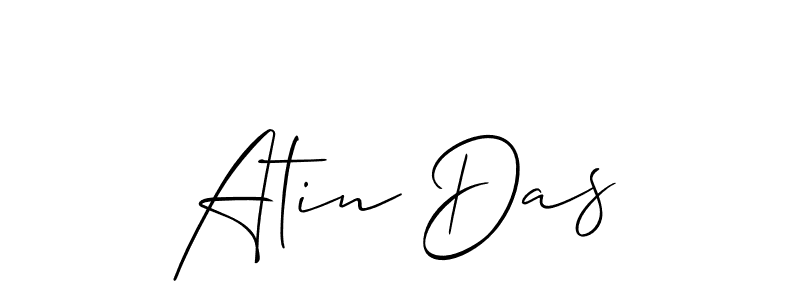 Atin Das stylish signature style. Best Handwritten Sign (Allison_Script) for my name. Handwritten Signature Collection Ideas for my name Atin Das. Atin Das signature style 2 images and pictures png