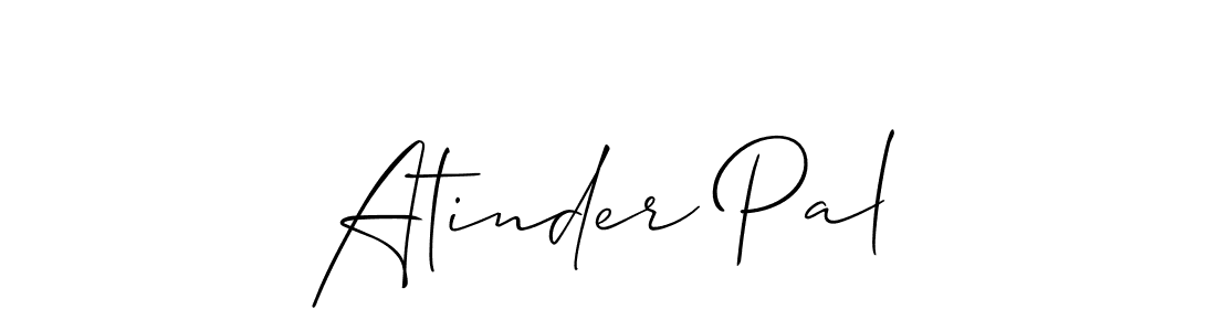 Best and Professional Signature Style for Atinder Pal. Allison_Script Best Signature Style Collection. Atinder Pal signature style 2 images and pictures png