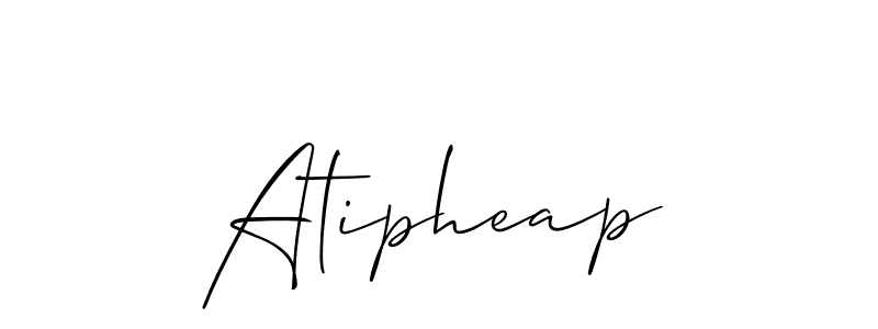 Make a beautiful signature design for name Atipheap. Use this online signature maker to create a handwritten signature for free. Atipheap signature style 2 images and pictures png