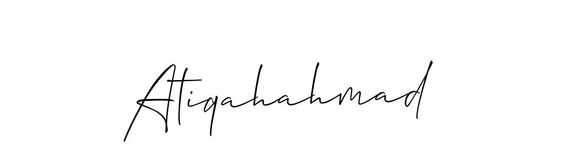 Best and Professional Signature Style for Atiqahahmad. Allison_Script Best Signature Style Collection. Atiqahahmad signature style 2 images and pictures png