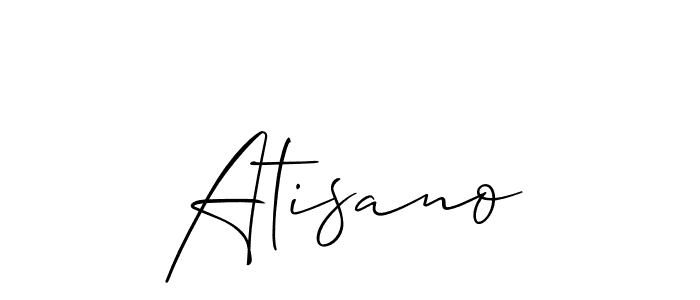 Also we have Atisano name is the best signature style. Create professional handwritten signature collection using Allison_Script autograph style. Atisano signature style 2 images and pictures png