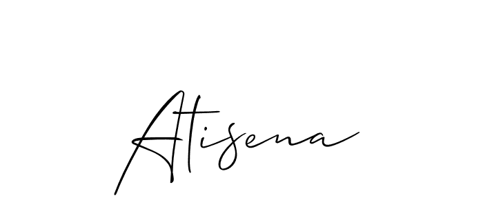 Best and Professional Signature Style for Atisena. Allison_Script Best Signature Style Collection. Atisena signature style 2 images and pictures png