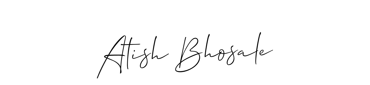 Best and Professional Signature Style for Atish Bhosale. Allison_Script Best Signature Style Collection. Atish Bhosale signature style 2 images and pictures png