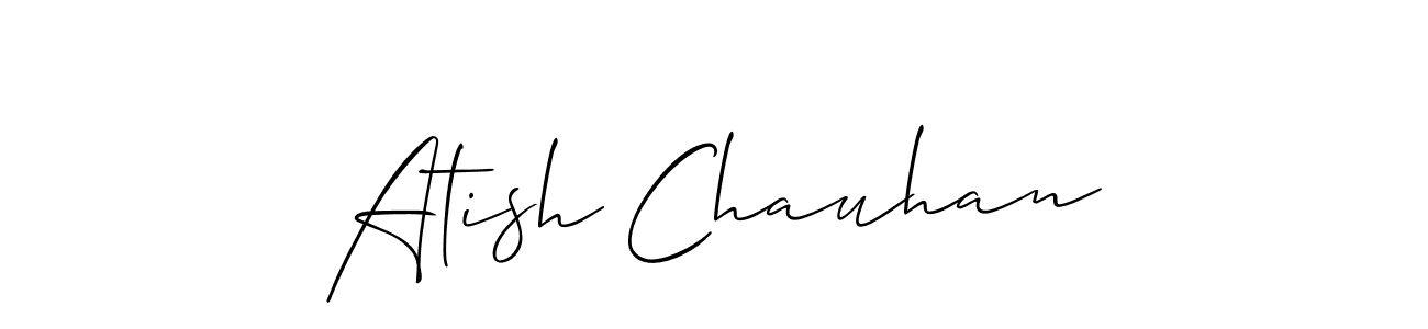 This is the best signature style for the Atish Chauhan name. Also you like these signature font (Allison_Script). Mix name signature. Atish Chauhan signature style 2 images and pictures png