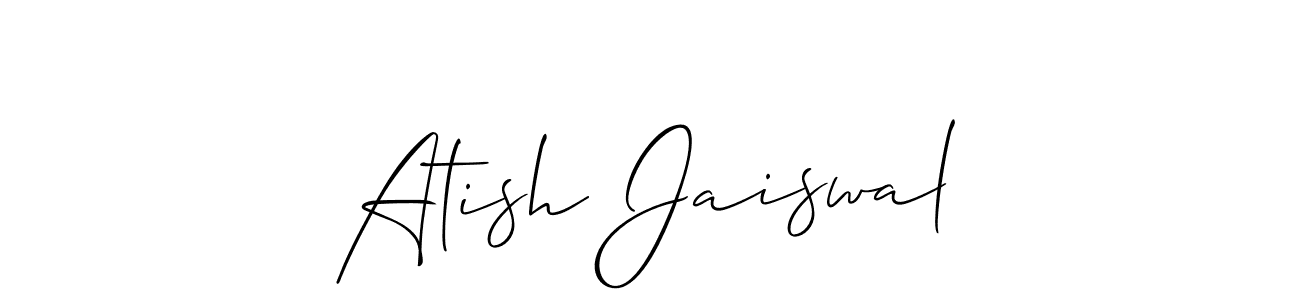 Make a beautiful signature design for name Atish Jaiswal. Use this online signature maker to create a handwritten signature for free. Atish Jaiswal signature style 2 images and pictures png
