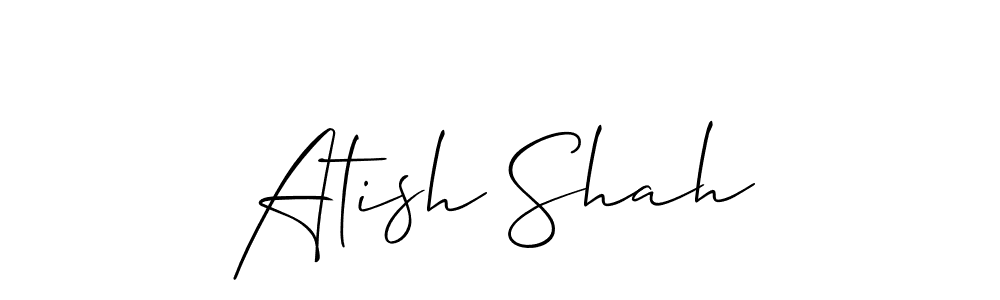 This is the best signature style for the Atish Shah name. Also you like these signature font (Allison_Script). Mix name signature. Atish Shah signature style 2 images and pictures png