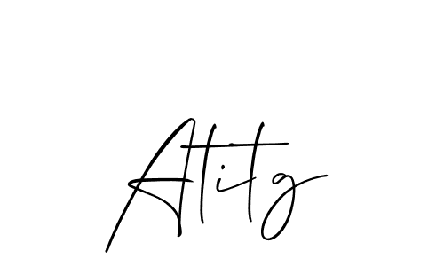 Check out images of Autograph of Atitg name. Actor Atitg Signature Style. Allison_Script is a professional sign style online. Atitg signature style 2 images and pictures png