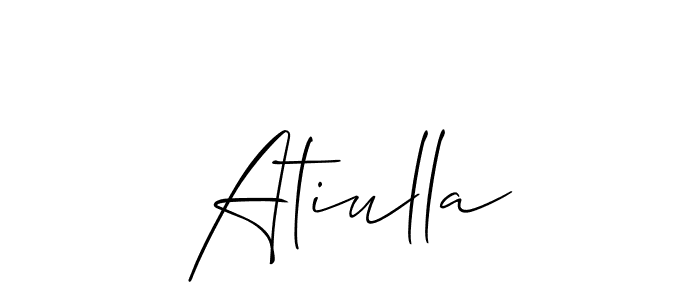 This is the best signature style for the Atiulla name. Also you like these signature font (Allison_Script). Mix name signature. Atiulla signature style 2 images and pictures png