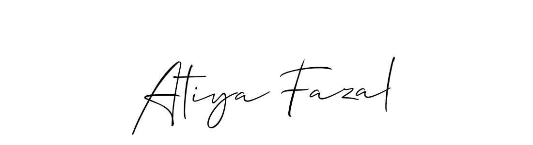 This is the best signature style for the Atiya Fazal name. Also you like these signature font (Allison_Script). Mix name signature. Atiya Fazal signature style 2 images and pictures png