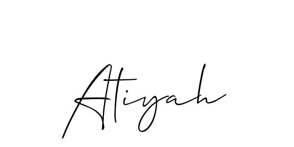 You can use this online signature creator to create a handwritten signature for the name Atiyah. This is the best online autograph maker. Atiyah signature style 2 images and pictures png