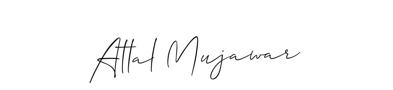 You should practise on your own different ways (Allison_Script) to write your name (Atlal Mujawar) in signature. don't let someone else do it for you. Atlal Mujawar signature style 2 images and pictures png