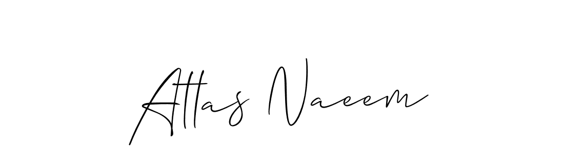 Create a beautiful signature design for name Atlas Naeem. With this signature (Allison_Script) fonts, you can make a handwritten signature for free. Atlas Naeem signature style 2 images and pictures png