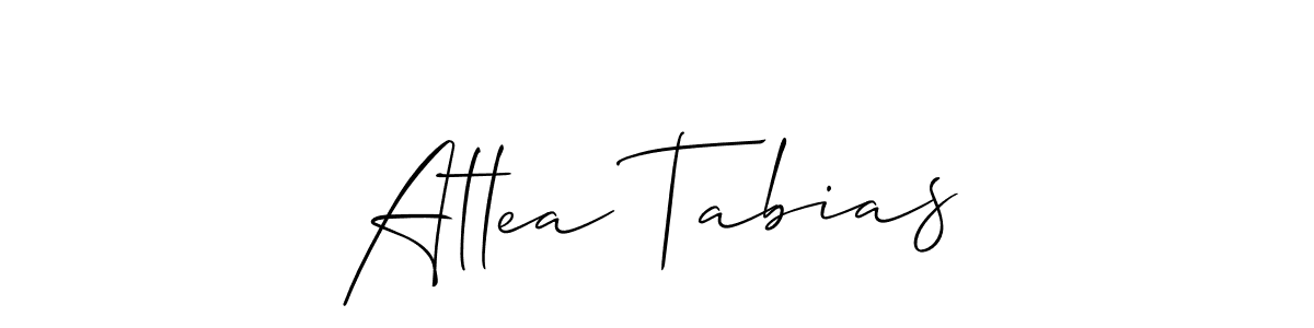 Also we have Atlea Tabias name is the best signature style. Create professional handwritten signature collection using Allison_Script autograph style. Atlea Tabias signature style 2 images and pictures png