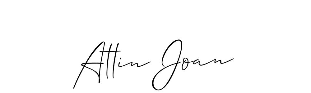 Also we have Atlin Joan name is the best signature style. Create professional handwritten signature collection using Allison_Script autograph style. Atlin Joan signature style 2 images and pictures png