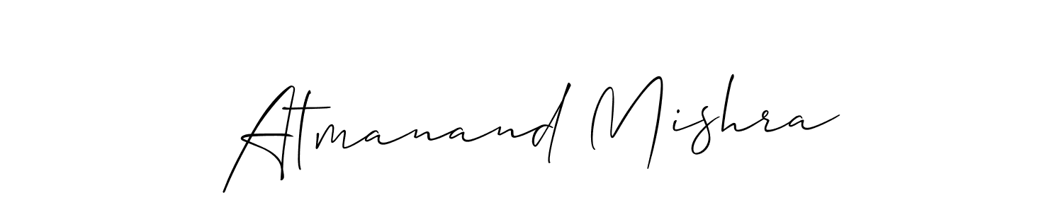How to Draw Atmanand Mishra signature style? Allison_Script is a latest design signature styles for name Atmanand Mishra. Atmanand Mishra signature style 2 images and pictures png