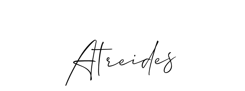 Allison_Script is a professional signature style that is perfect for those who want to add a touch of class to their signature. It is also a great choice for those who want to make their signature more unique. Get Atreides name to fancy signature for free. Atreides signature style 2 images and pictures png