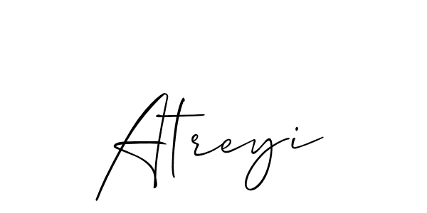 Make a beautiful signature design for name Atreyi. Use this online signature maker to create a handwritten signature for free. Atreyi signature style 2 images and pictures png