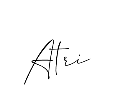 How to Draw Atri signature style? Allison_Script is a latest design signature styles for name Atri. Atri signature style 2 images and pictures png