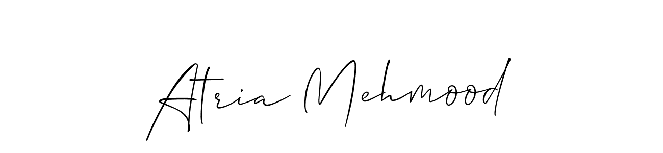 Once you've used our free online signature maker to create your best signature Allison_Script style, it's time to enjoy all of the benefits that Atria Mehmood name signing documents. Atria Mehmood signature style 2 images and pictures png