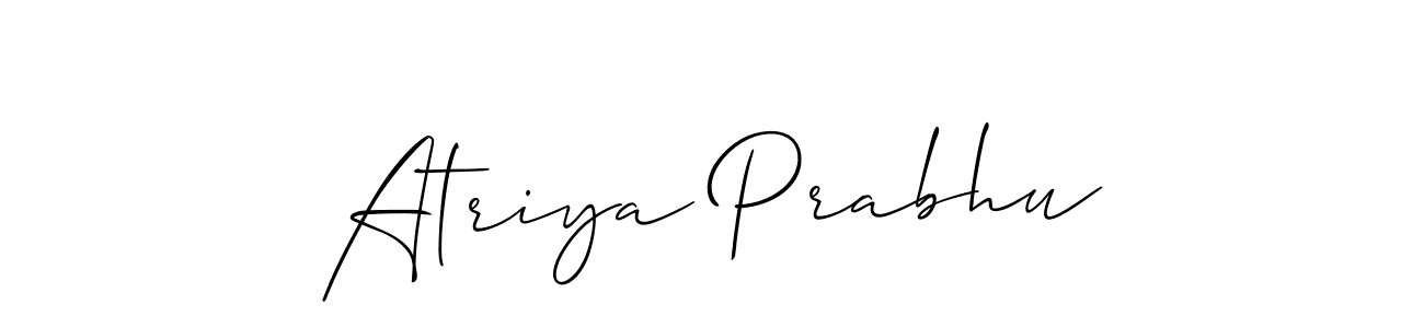 Once you've used our free online signature maker to create your best signature Allison_Script style, it's time to enjoy all of the benefits that Atriya Prabhu name signing documents. Atriya Prabhu signature style 2 images and pictures png