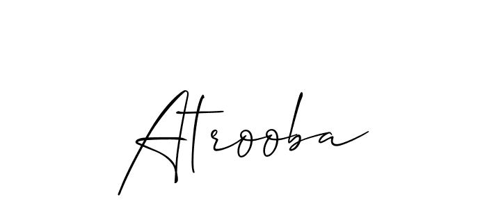 Check out images of Autograph of Atrooba name. Actor Atrooba Signature Style. Allison_Script is a professional sign style online. Atrooba signature style 2 images and pictures png