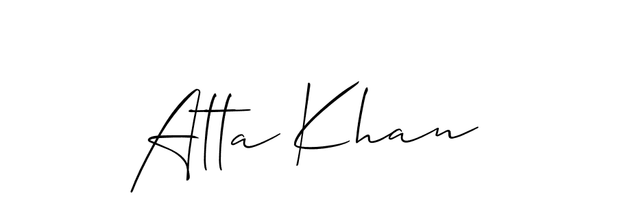 Once you've used our free online signature maker to create your best signature Allison_Script style, it's time to enjoy all of the benefits that Atta Khan name signing documents. Atta Khan signature style 2 images and pictures png